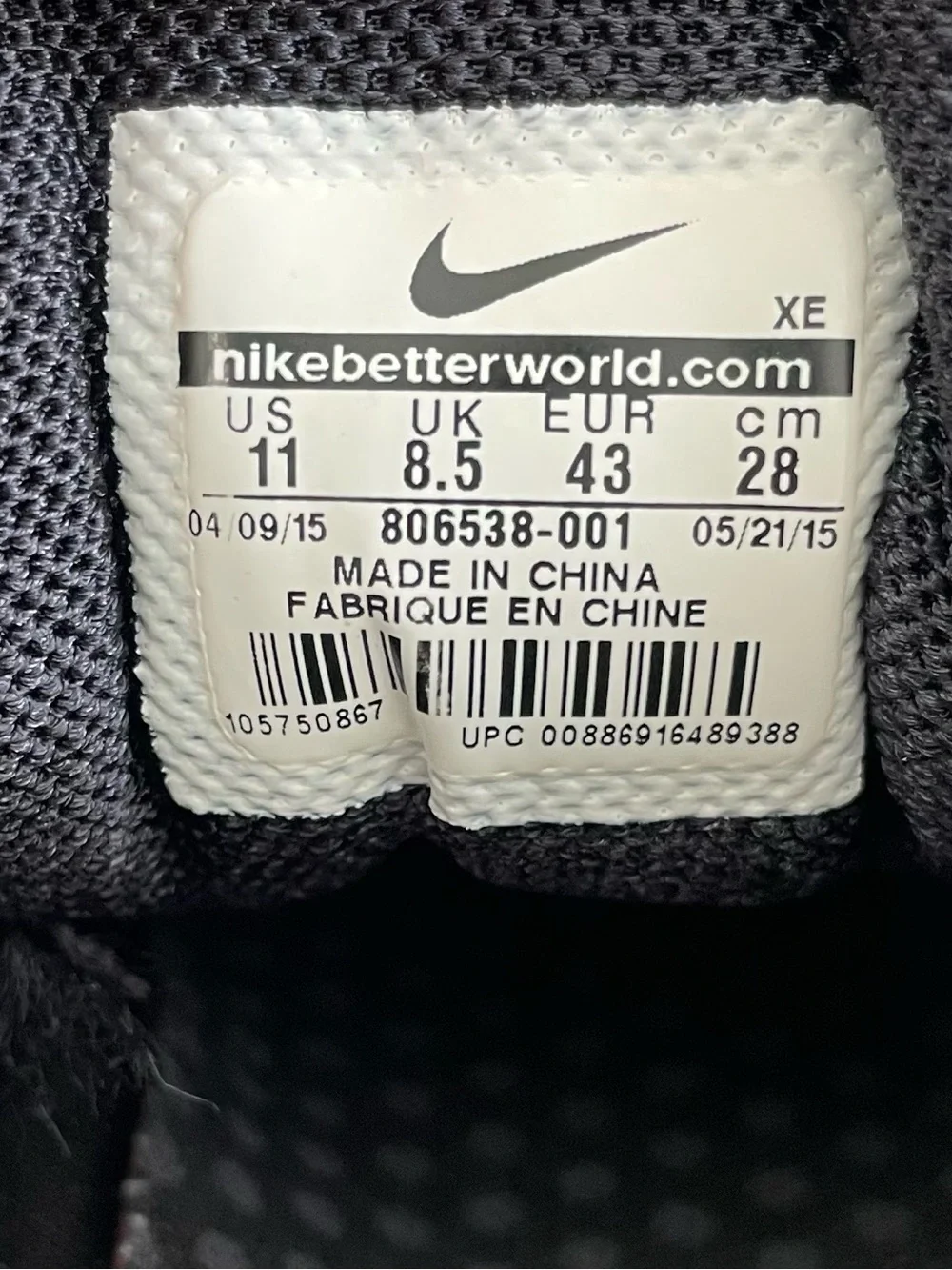Nike women size